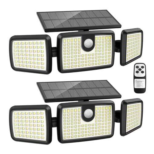 3 Head Solar Motion Lights w/ High Brightness
