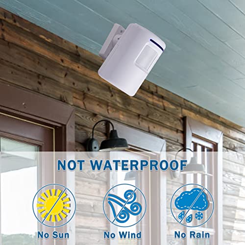 Wireless Driveway Alarm with Motion Sensor and Receiver