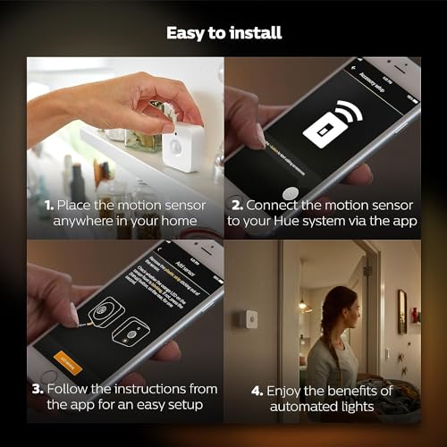 Philips Hue Motion Sensor - Works with Hue Smart Lights