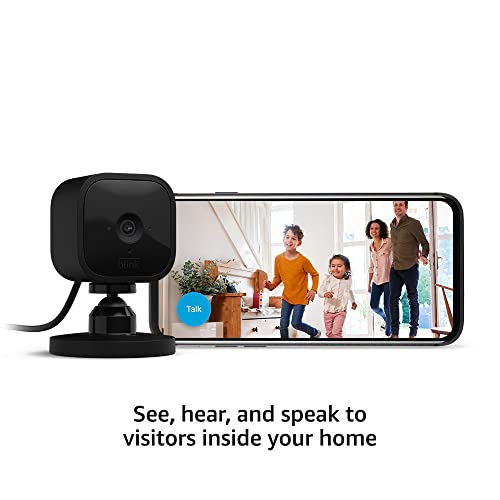 Blink Mini Smart Security Camera with Night Vision, Alexa Integration