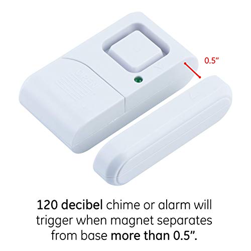 GE Door and Window Alarm, 4 Pack, DIY Home Security