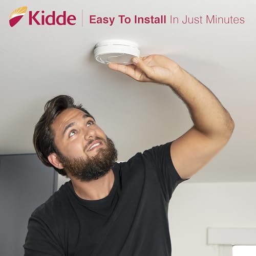 Kidde 9V Battery Smoke Detector, Alarm, Test-Reset Button