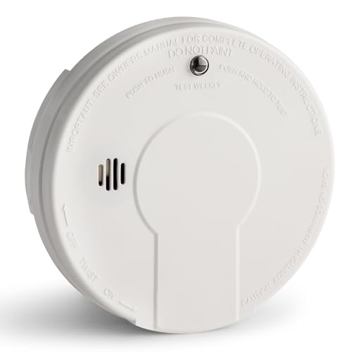 Kidde 9V Battery Smoke Detector, Alarm, Test-Reset Button