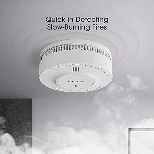 X-Sense Smoke Alarm with 10-Year Battery & LED