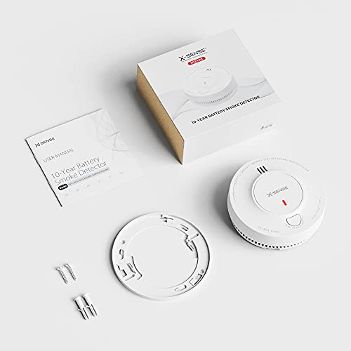 X-Sense Smoke Alarm with 10-Year Battery & LED