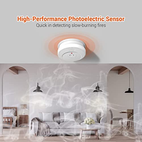 Jemay Smoke Alarm, Advanced Technology, Test Button Bundle
