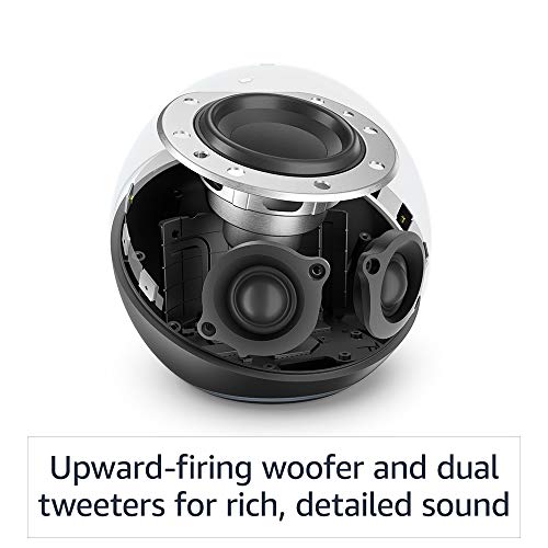 Echo (4th Gen) Smart Home Hub with Premium Sound | Charcoal