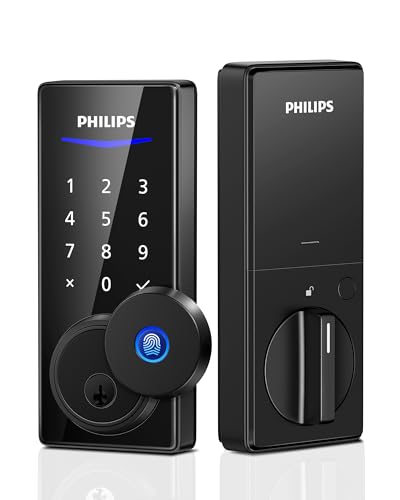 Philips Fingerprint Door Lock with Keys, Biometric Entry