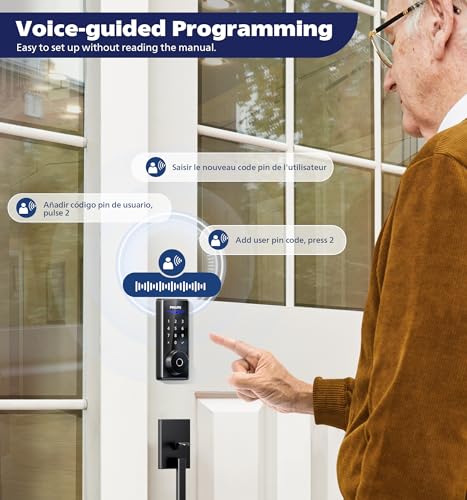 Philips Fingerprint Door Lock with Keys, Biometric Entry