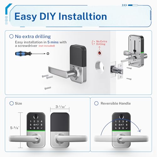 Kucacci Smart Keypad Door Lock: Convenient Front Entry