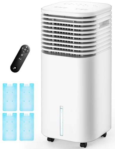 Portable 4-in-1 Evaporative Air Cooler with Remote Control