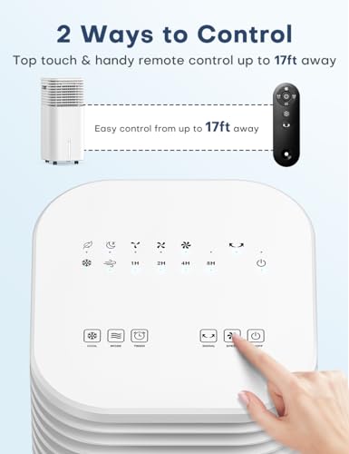 Portable 4-in-1 Evaporative Air Cooler with Remote Control