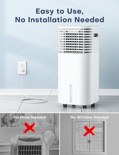 Portable 4-in-1 Evaporative Air Cooler with Remote Control