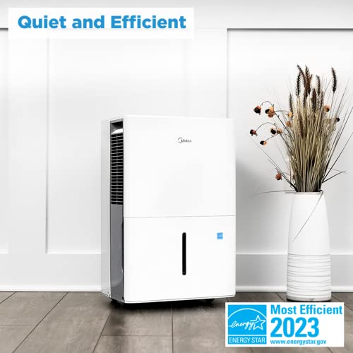 Midea Energy Star Certified Dehumidifier - Ideal for Large Rooms