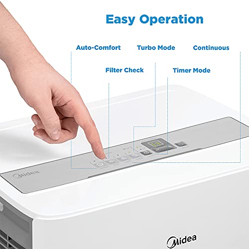 Midea Energy Star Certified Dehumidifier - Ideal for Large Rooms