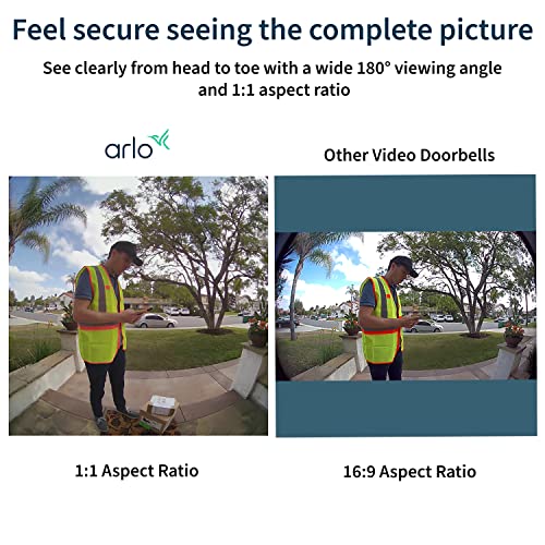 Arlo Essential Video Doorbell - HD, 180° View
