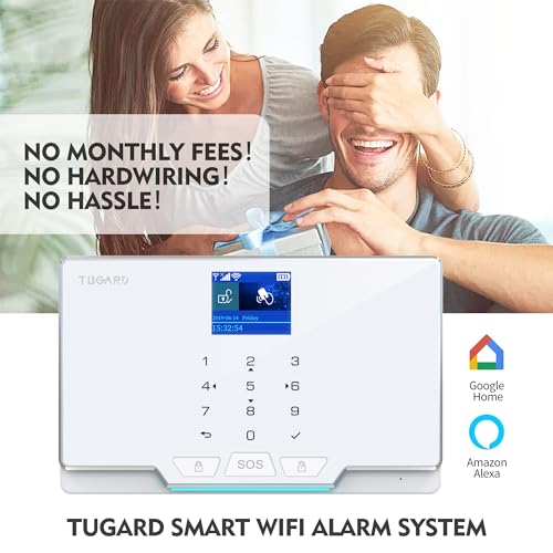 Colorful Screen Smart Home Security System KitAlexa, Google Compatible
