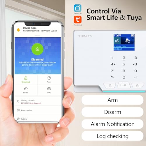 Colorful Screen Smart Home Security System KitAlexa, Google Compatible