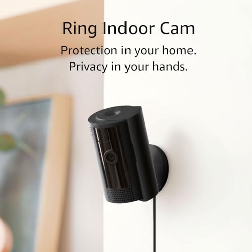 Ring Indoor Cam (2nd Gen) | 2023 Release | 1080p HD Video | Black