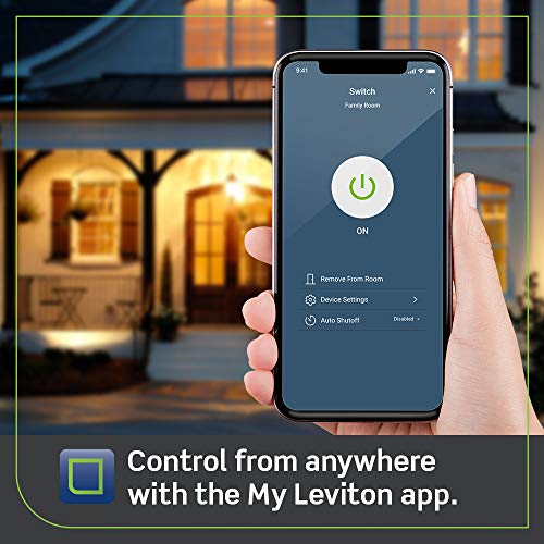 Leviton Decora Smart Switch, Wi-Fi 2nd Gen, Works with Matter, My Leviton, Alexa, Google Assistant & Apple Home, Wired or Wireless 3-Way, White