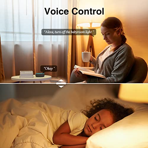 4 Pack GHome Smart Wi-Fi Light Switch Alexa/Google