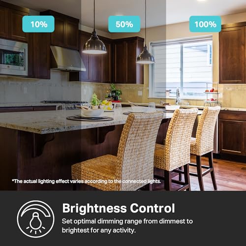 Kasa Smart Dimmer Switch, Single Pole, Neutral Wire, 2.4GHz
