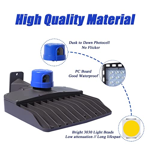 Commercial Outdoor LED Flood Light IP65 Waterproof 5000K