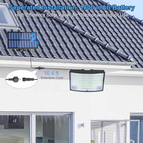 Outdoor Solar Powered Dual Motion Sensor Security Lights