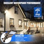 Commercial Outdoor LED Flood Light IP65 Waterproof 5000K