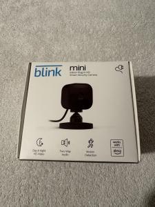 Blink Mini Smart Security Camera with Night Vision, Alexa Integration
