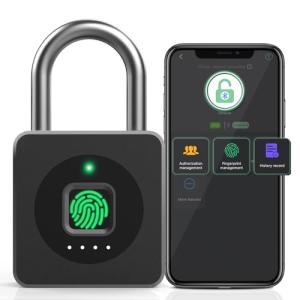 Smart Fingerprint Padlock with Keyless Biometric Technology