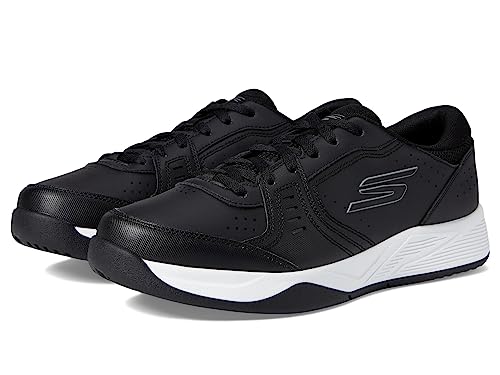 Skechers Viper Court Smash Pickleball Shoes Black/White, 10