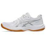 ASICS Women's Upcourt 6 Volleyball Shoes, 8.5, White/Pure Silver