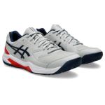 ASICS Men's Gel-Dedicate 8 Pickleball Shoes, 13, Concrete/Night Sky