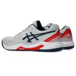 ASICS Men's Gel-Dedicate 8 Pickleball Shoes, 13, Concrete/Night Sky