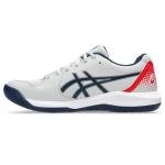 ASICS Men's Gel-Dedicate 8 Pickleball Shoes, 13, Concrete/Night Sky