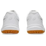 ASICS Women's Upcourt 6 Volleyball Shoes, 8.5, White/Pure Silver