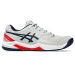 ASICS Men's Gel-Dedicate 8 Pickleball Shoes, 13, Concrete/Night Sky