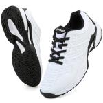 BKWHDAY Pickleball Shoes Men Tennis Court Sneakers Indoor Outdoor Breathable Athletic Sports Lightweight Non Slip White/Black