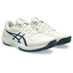 ASICS Men's Game FlyteFoam Pickleball Shoes, 11, Cream/Tranquil Teal