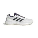 Adidas Men's Gamecourt 2.0 Tennis, White/Black/Aurora Plum, 5.5