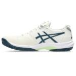 ASICS Men's Game FlyteFoam Pickleball Shoes, 11, Cream/Tranquil Teal