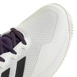 Adidas Men's Gamecourt 2.0 Tennis, White/Black/Aurora Plum, 5.5