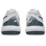 ASICS Men's Gel-Dedicate 8 Tennis Shoes, 9.5, White/IRONCLAD