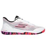 Skechers Men's Viper Court Pro Pickleball Sneaker, White/Pink, 13