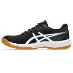 ASICS Men's Upcourt 6 Volleyball Shoes, 10, Black/White
