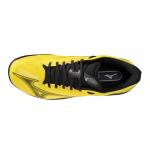 Mizuno Wave Exceed Court AC Men's Racquet Sports Shoes, Vibrant Yellow-Black, US Mens 11.5