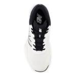 New Balance Men's 696 V6 Tennis Shoe, White/Black, 9 Wide