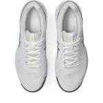 ASICS Men's Gel-Dedicate 8 Tennis Shoes, 9.5, White/IRONCLAD