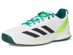 Adidas Men's Courtflash Pickleball, White/Black/Collegiate Green, 7.5